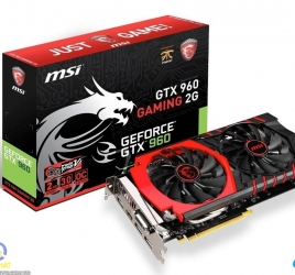 VGA MSI GTX 960 2GD5T OC BH-03 THÁNG ĐẸP NHƯ MỚI thumb