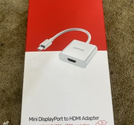 Mini displayport to HDMI Adapter unitek