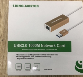Cáp chuyển đổi USB 3.0 -> Lan Kingmaster 1000M