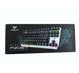 Bàn Phím Cơ Gaming Aula F2067 Tkl K-rgd Có Đèn Led Xanh F-2067