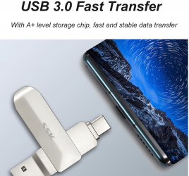USB 3.2 (TypeC + USB) 32/64/128GB SSK