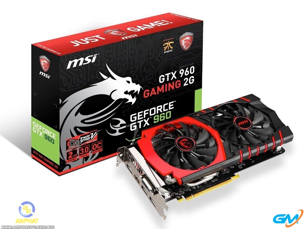 VGA MSI GTX 960 2GD5T OC BH-03 THÁNG ĐẸP NHƯ MỚI