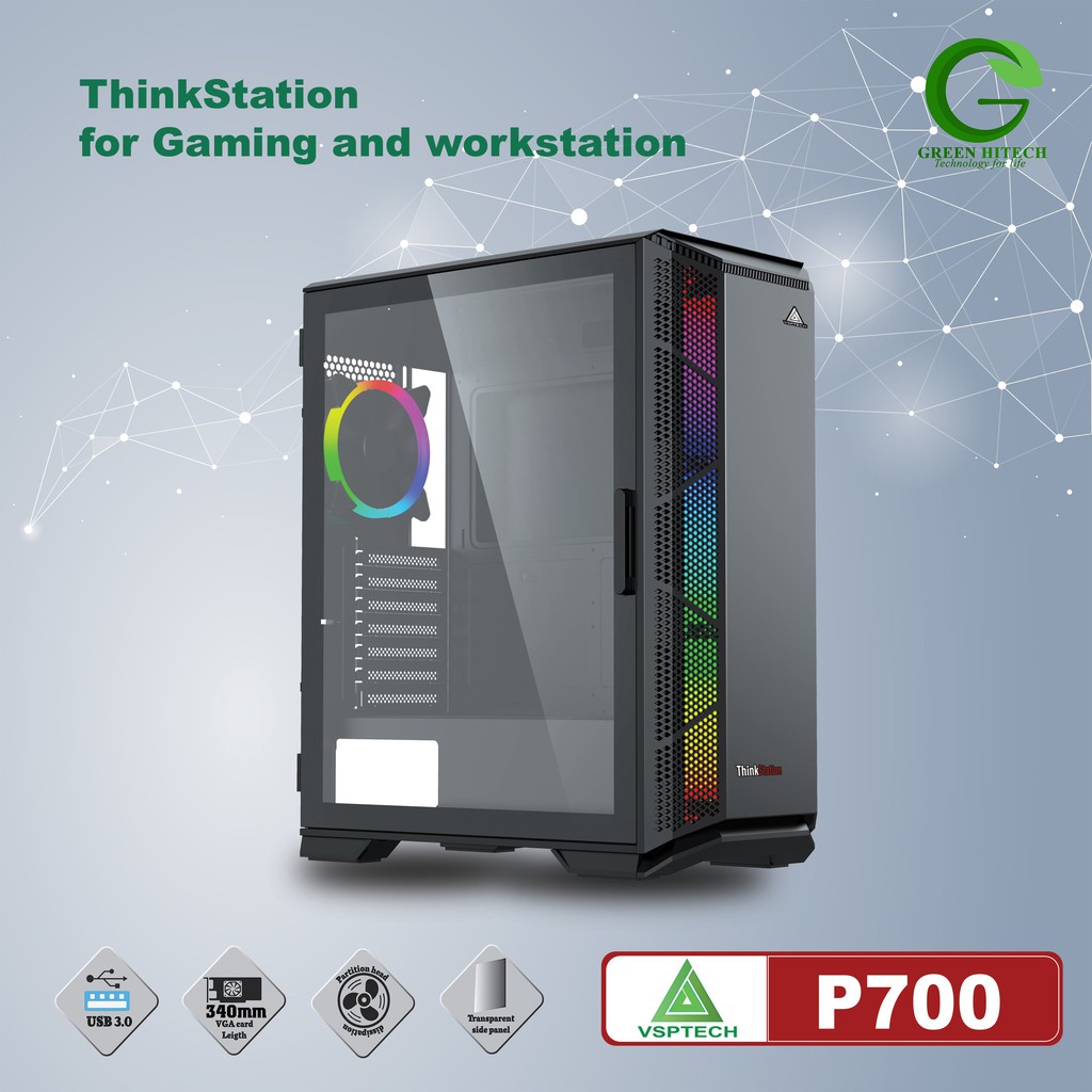 CASE VSPTECH -THINKSTATION P700 FOR GAMING AND WORKSTATION