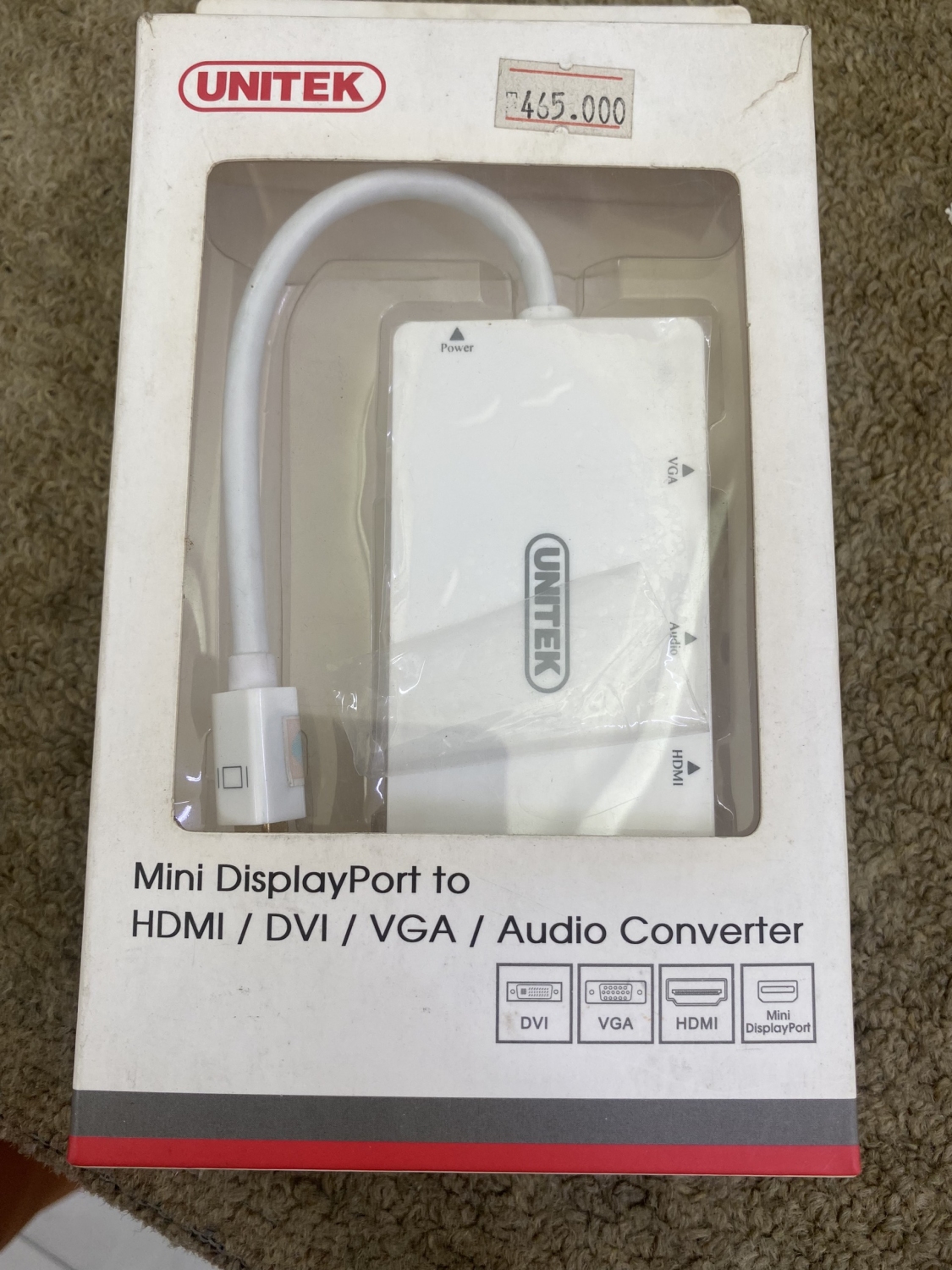 Mini DisplayPort to HDMI DVI VGA Audio Conver