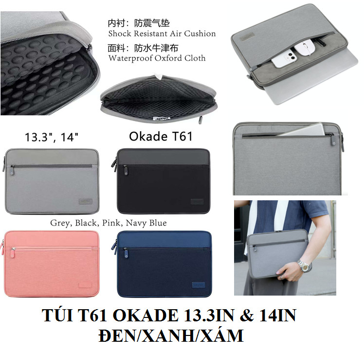 Túi chống sốc, giỏ đeo, balo, macbook